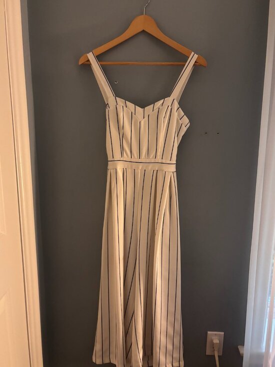 Abercrombie & Fitch Pants - White Striped Pantsuit (Abercrombie?!)